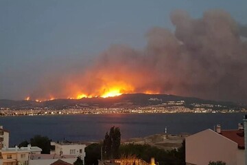 آتش‌سوزی‌های گسترده در شمال‌غربی ترکیه/ ساکنان ۶ روستا تخلیه شدند+ فیلم