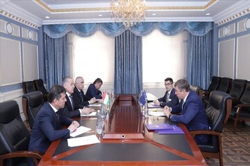 دیدار وزیر خارجه تاجیکستان با رئیس هیئت نمایندگی اتحادیه اروپا