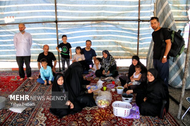 برپایی مواکب اربعین در کرمانشاه