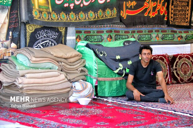 برپایی مواکب اربعین در کرمانشاه