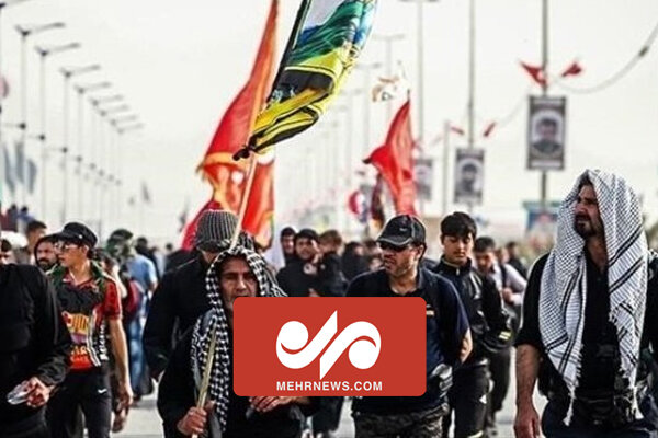 مراسم بدرقه زائران اربعین حسینی در خوزستان
