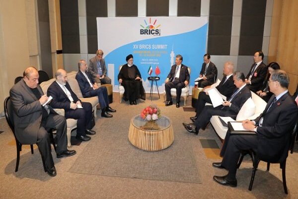 Iran's Raeisi, China's Xi meet on BRICS summit sidelines