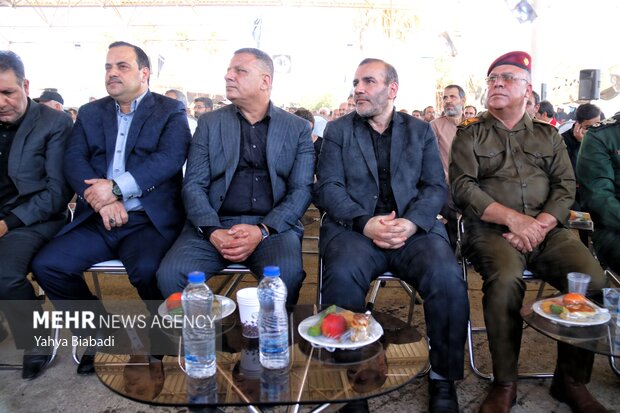 آئین افتتاحیه خدمت رسانی به زائران  اربعین در مرز خسروی