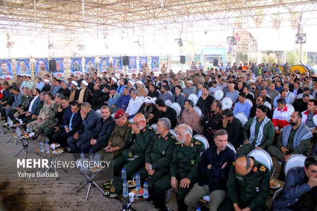 آئین افتتاحیه خدمت رسانی به زائران  اربعین در مرز خسروی