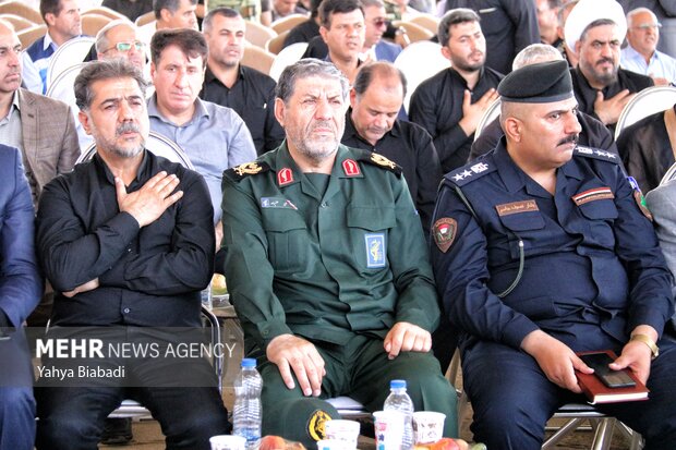 آئین افتتاحیه خدمت رسانی به زائران  اربعین در مرز خسروی