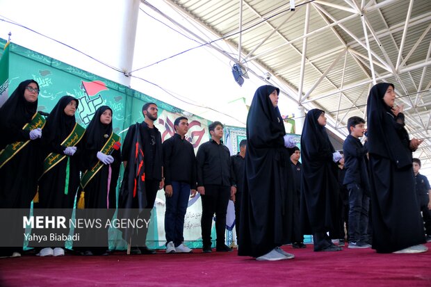 آئین افتتاحیه خدمت رسانی به زائران  اربعین در مرز خسروی