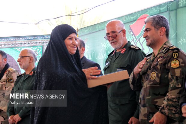 آئین افتتاحیه خدمت رسانی به زائران  اربعین در مرز خسروی