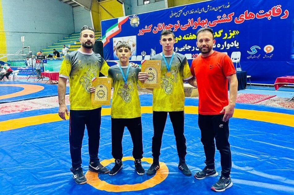پهلوانان خراسان شمالی در مسابقات قهرمانی کشور دو مدال کسب کردند