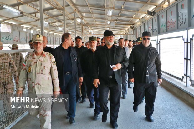 بازدید وزیر کشور از مرز شلمچه