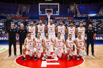 تیم ملی بسکتبال در نیمه نخست دیدار برابر لبنان  شکست خورد