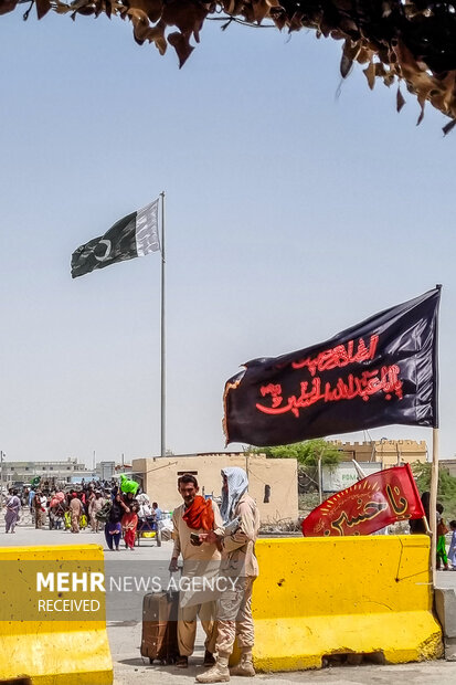 ورود زائران پاکستانی از مرز ریمدان – سیستان و بلوچستان