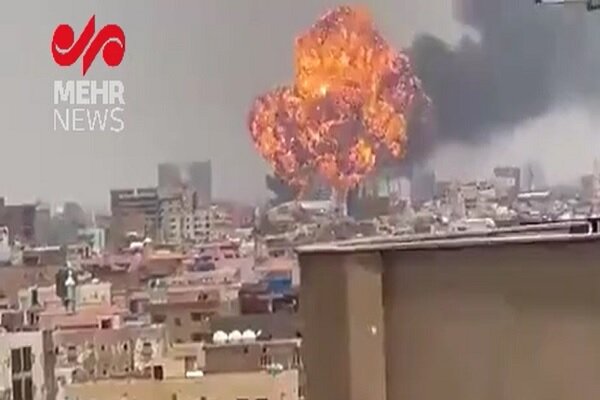 وقوع انفجار مهیب در پایتخت سودان+ فیلم
