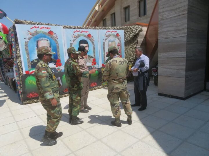 موکب گروه ۴۰۴فاوای نیروی زمینی ارتش برپا شد