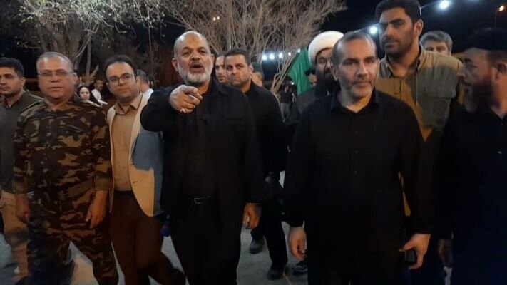VIDEO: Interior minister Vahidi visits Khosravi border