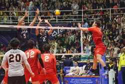 بازی والیبال ایران و ژاپن