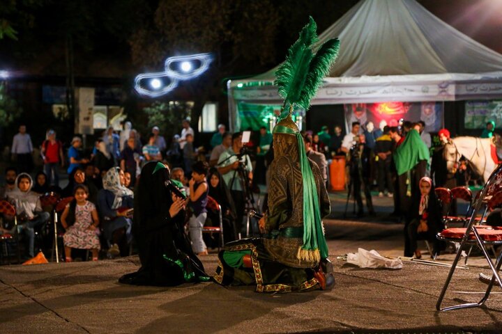 نمایش آئینی تعزیه «اشبه‌الناس» در توچال برگزار شد + تصاویر