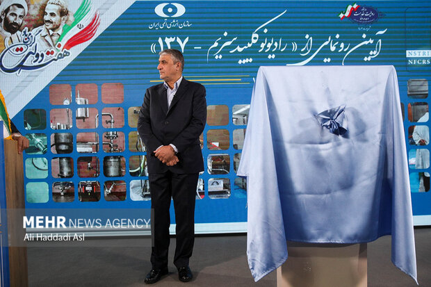 Unveiling ceremony of Iran new nuclear achievements