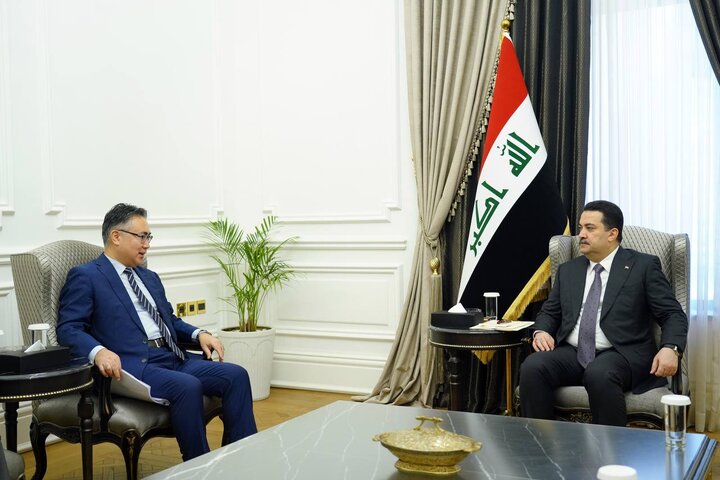 محورهای رایزنی نخست وزیر عراق با سفیر ژاپن در بغداد