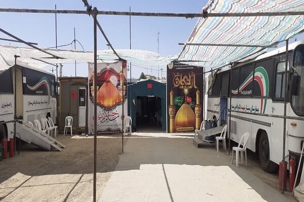 خدماترسانی بیمارستان سیار شهید قاضی سپاه در مرز باشماق