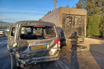 تصادف زنجیره‌ای در الجزایر با ۳۳ زخمی