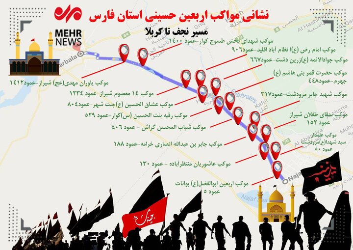 خوان محبت بی دریغ شاه‌چراغ(ع)برای زائران اربعین/محروم اما باسخاوت