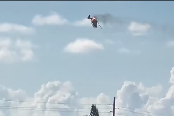 VIDEO: Copter crashes in US Florida injures two