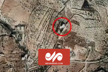 تصاویری از حملهٔ پهپادی ارتش سوریه به مقرهای تروریست‌ها در ادلب