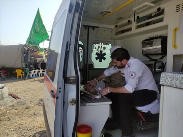 امدادرسانی به ۲۵۰ نفر در مرز چزابه توسط اورژانس اصفهان