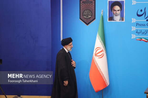 نشست خبری رئیس جمهور