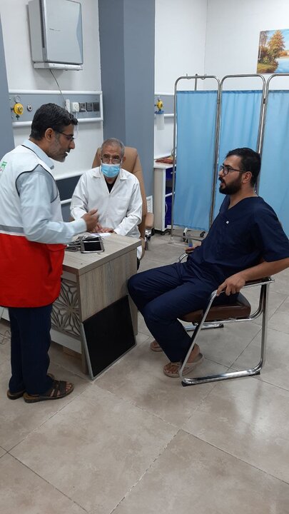 برپایی درمانگاه تخصصی در عمود ۶۶۶ مسیر نجف به کربلا
