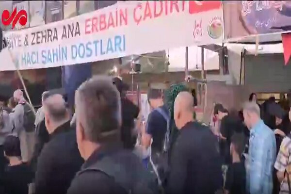 VIDEO: Turkish, Azerbaijani mawkibs on Arbaeen march