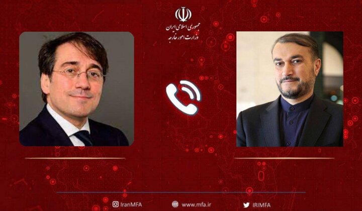 وزرای خارجه ایران و اسپانیا بر گسترش مناسبات دو کشور تاکید کردند