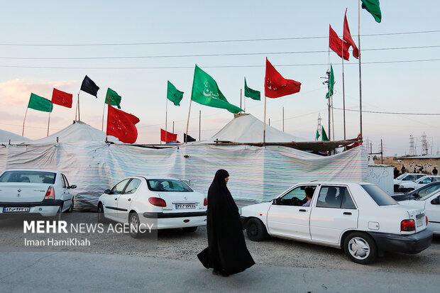 گزارش تصویری موکب امام رضا شهر مریانج در مسیر کربلا