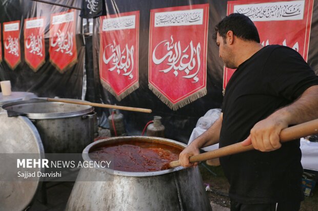Irak'ta İran'ın Erbain çadırı Irak'ta İran'ın Erbain çadırı