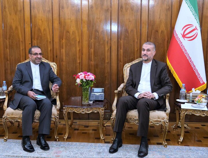 السفير الإيراني لدى الهند يلتقي مع أمير عبد اللهيان