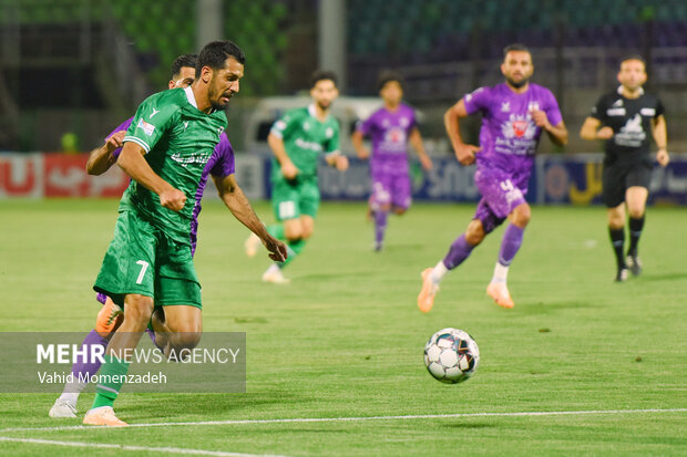 دیدار تیم های فوتبال ذوب آهن - اصفهان