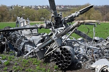 انهدام ۲ بالگرد در شرق اوکراین/ ۶ افسر ارتش کشته شدند