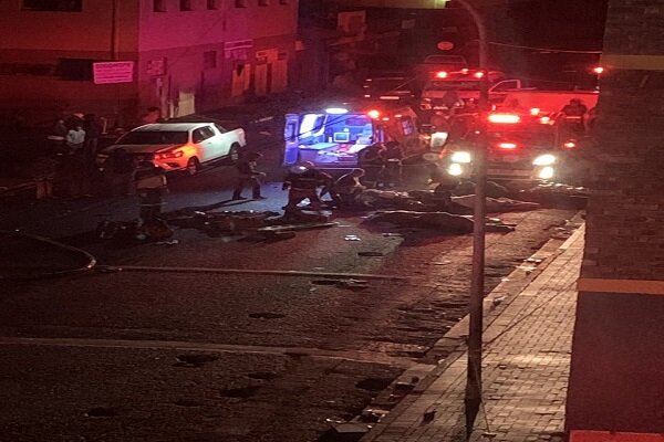 ۵۲ کشته و ۴۳ مصدوم در آتش سوزی در آفریقایی جنوبی+فیلم