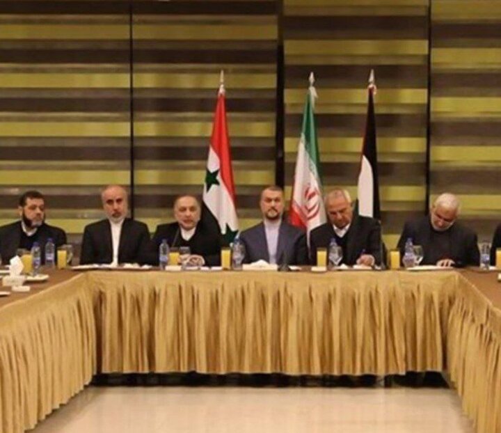 Emir Abdullahiyan ve Filistinli direniş liderlerinden ortak toplantı