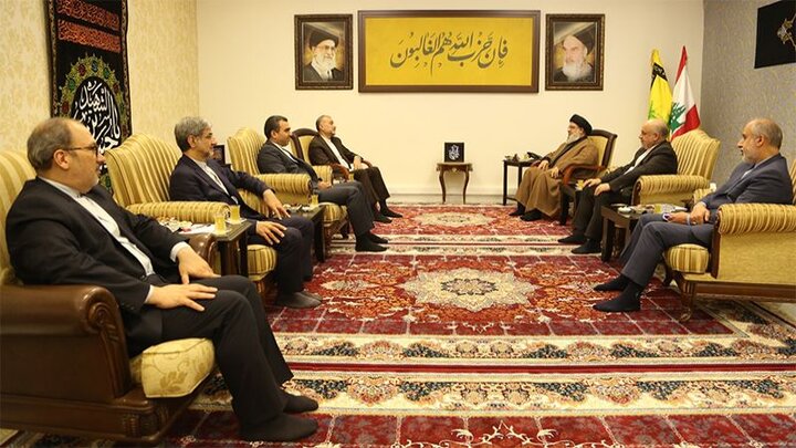 ایرانی وزیر خارجہ کی بیروت میں حزب اللہ کے سیکرٹری جنرل سے ملاقات