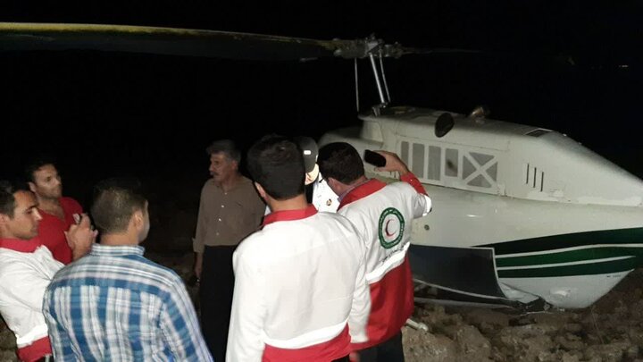 حادثه بالگرد فراجا در روستای «ده کهنه» دالاهو به وقوع پیوسته است