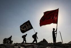 Arbaeen pilgrims heading to Imam Hussein (AS) shrine