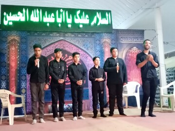 اجرای گروه سرود نوجوانان بیرجندی در شهر کاظمین