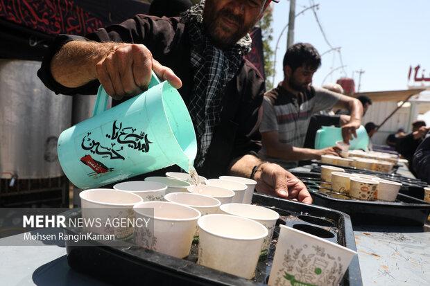 زائران اربعین حسینی که از ابتدای ماه صفر از شهر مختلف به سمت کربلا درحال حرکت بودند، در مسیر «طریق الحسین(ع)» به سمت کربلای معلی در حرکت هستند