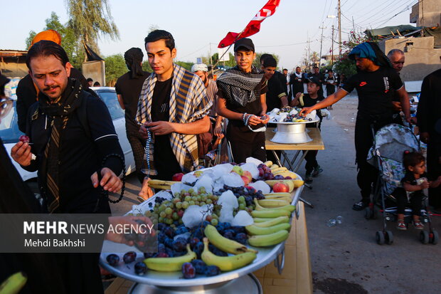 Irak'taki Erbain Yürüyüşünden fotoğraflar