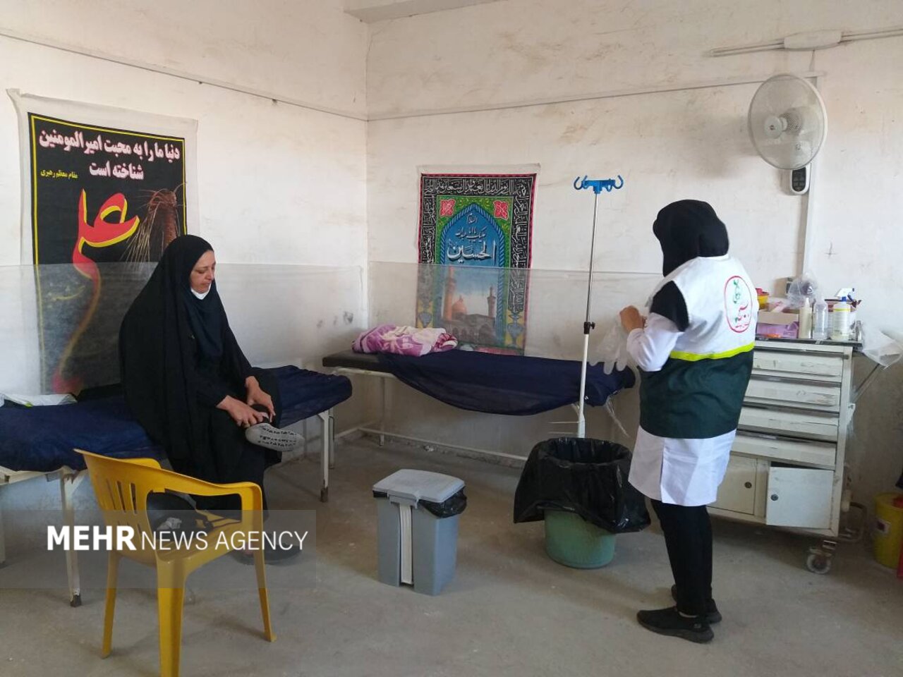خدمات رسانی اورژانس خوزستان به بیش از ۱۰ هزار زائر در چذابه