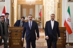 Iran, Turkey FMs joint presser in Tehran