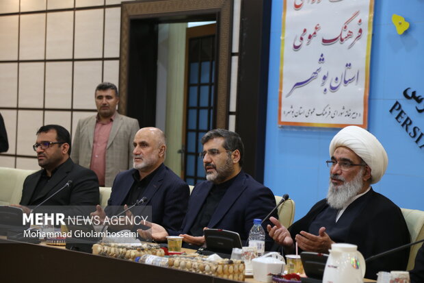 محمدمهدی اسماعیلی وزیر فرهنگ و ارشاد اسلامی در شورای فرهنگ عمومی استان بوشهر