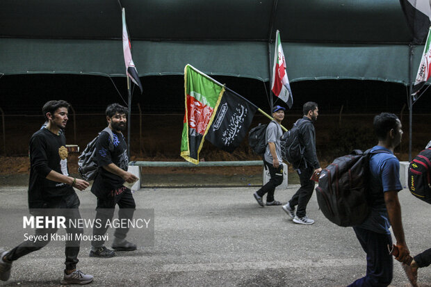 تردد زائران اربعین حسینی از مرز چذابه