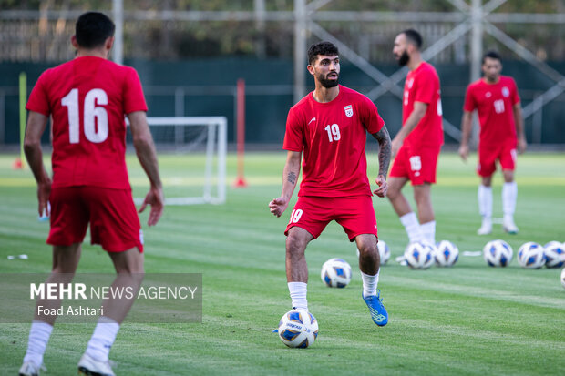 Team Melli players attend training camp
